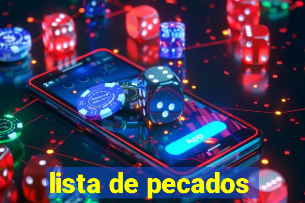 lista de pecados