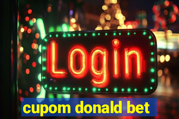cupom donald bet