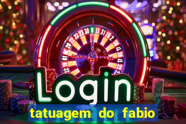 tatuagem do fabio goleiro do cruzeiro