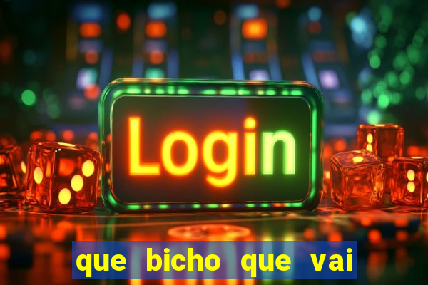 que bicho que vai dar hoje
