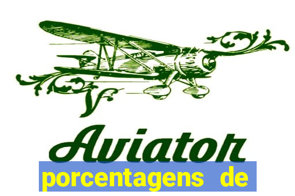 porcentagens de jogos pagantes
