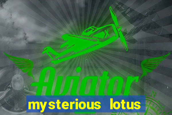 mysterious lotus casebook wei fansub