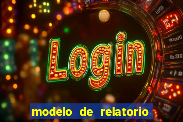 modelo de relatorio de estagio cruzeiro do sul