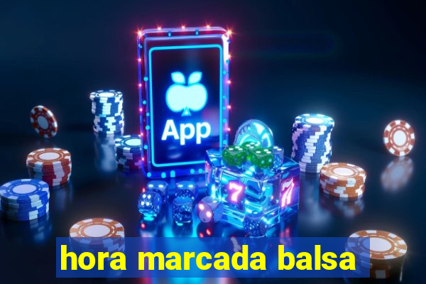 hora marcada balsa