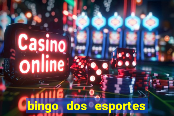 bingo dos esportes para imprimir