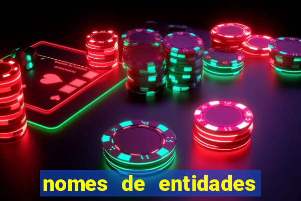 nomes de entidades do mal