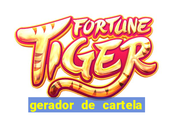 gerador de cartela de bingo