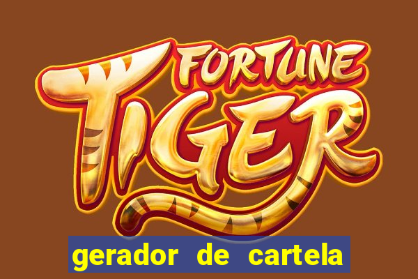 gerador de cartela de bingo