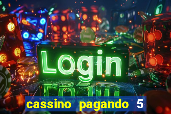 cassino pagando 5 reais no cadastro
