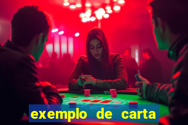 exemplo de carta aberta vestibular