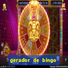 gerador de bingo cha de bebe
