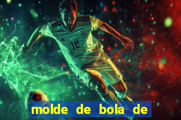 molde de bola de futebol para imprimir
