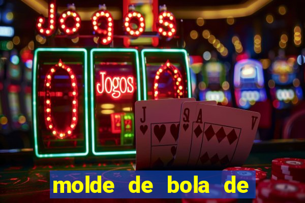 molde de bola de futebol para imprimir