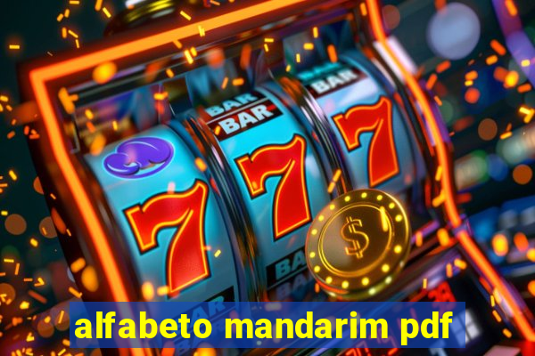 alfabeto mandarim pdf