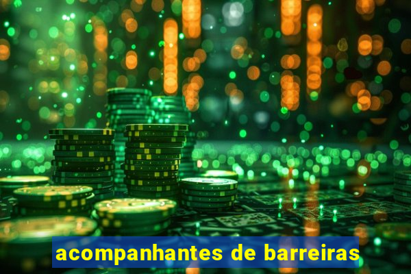 acompanhantes de barreiras