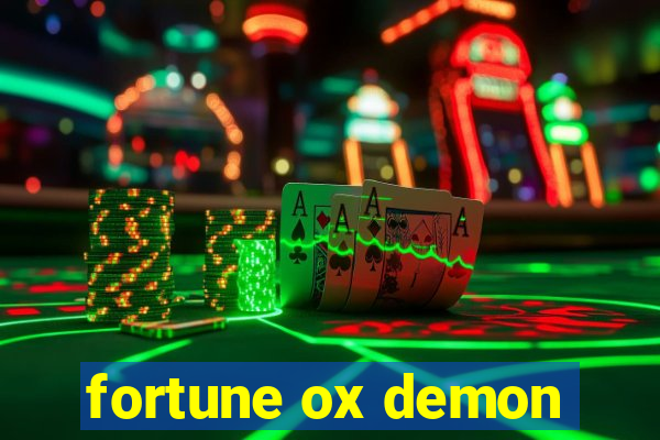 fortune ox demon
