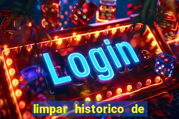 limpar historico de apostas bet365