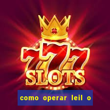 como operar leil o de abertura mini indice