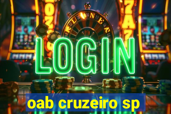 oab cruzeiro sp