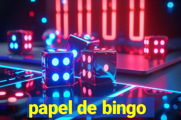 papel de bingo