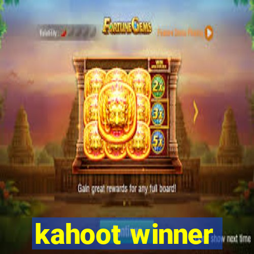 kahoot winner