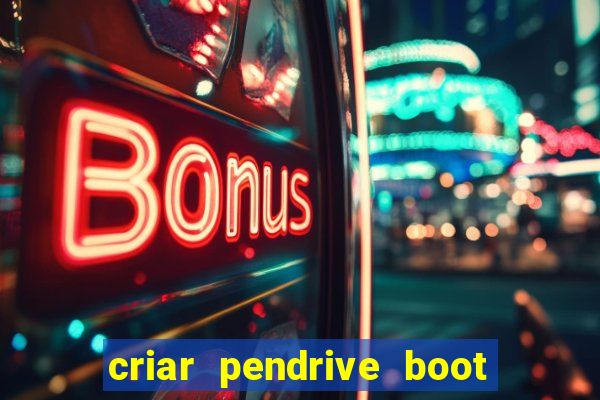 criar pendrive boot windows 10