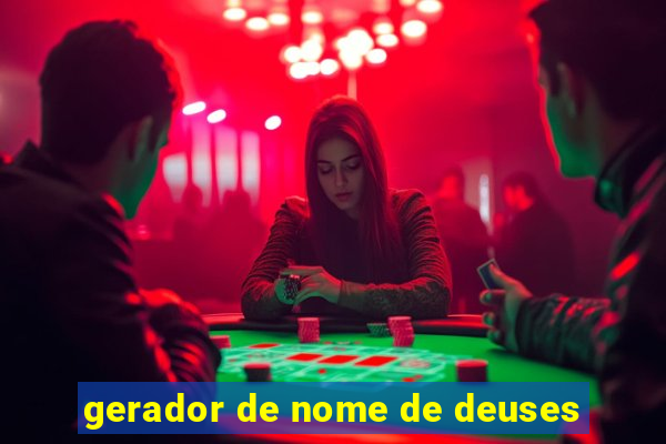 gerador de nome de deuses