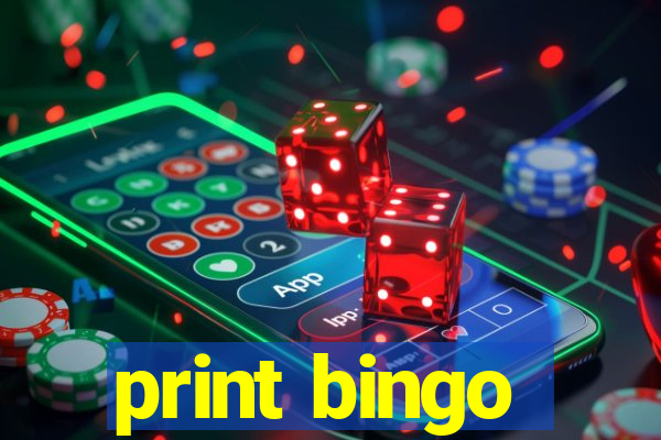 print bingo