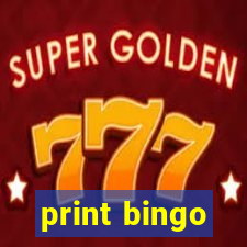 print bingo