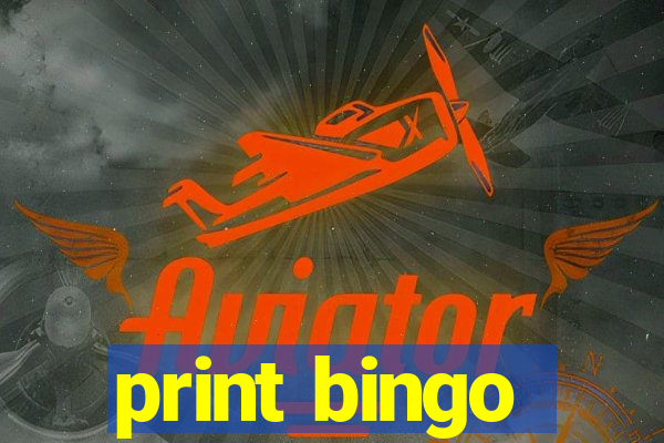 print bingo