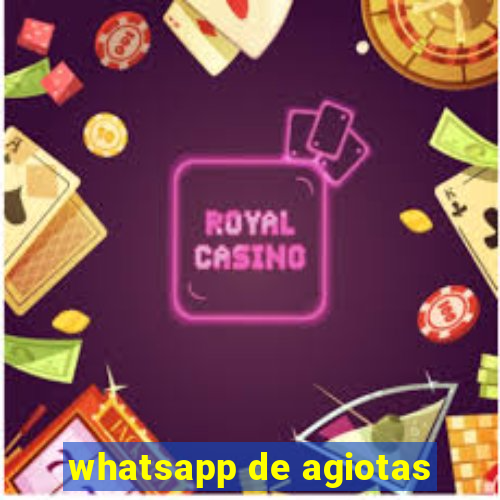 whatsapp de agiotas