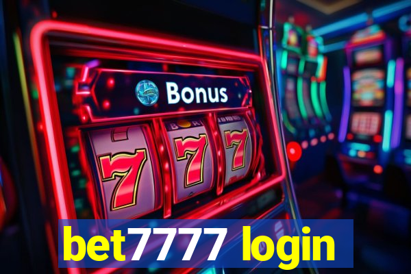 bet7777 login
