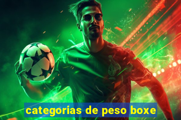 categorias de peso boxe