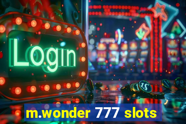 m.wonder 777 slots