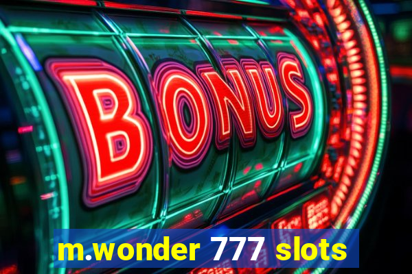m.wonder 777 slots