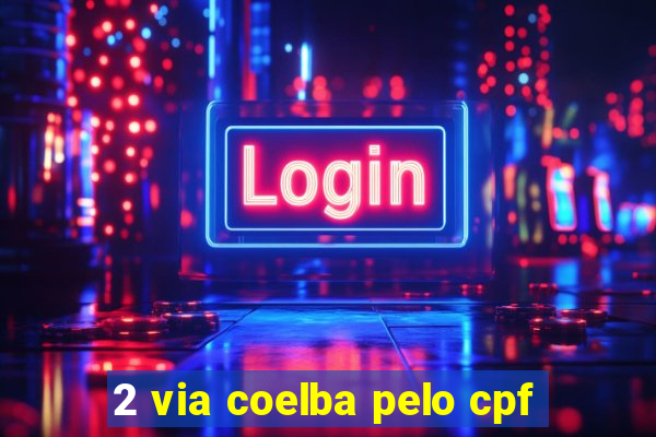 2 via coelba pelo cpf
