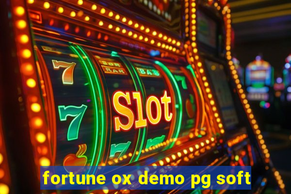 fortune ox demo pg soft
