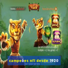 campeões nfl desde 1920