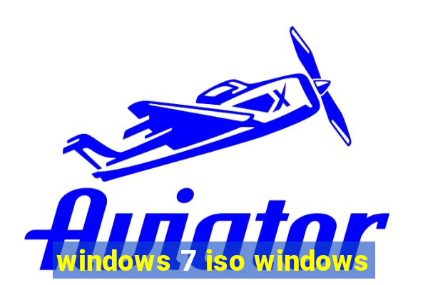 windows 7 iso windows