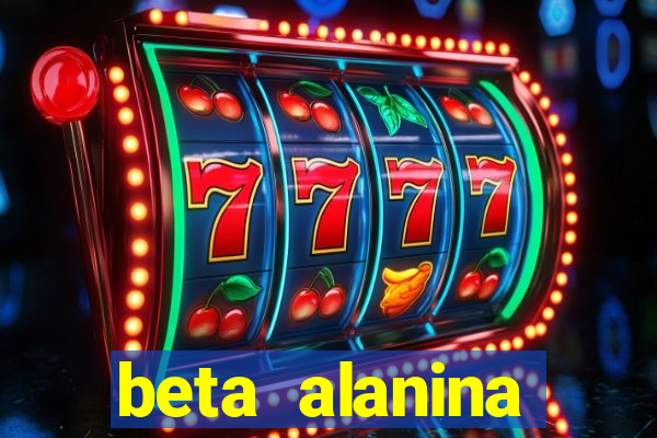 beta alanina aumenta a pressao