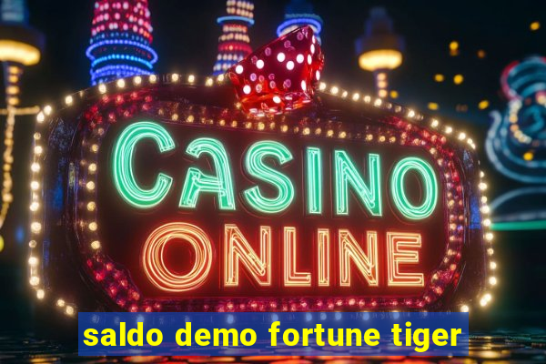 saldo demo fortune tiger