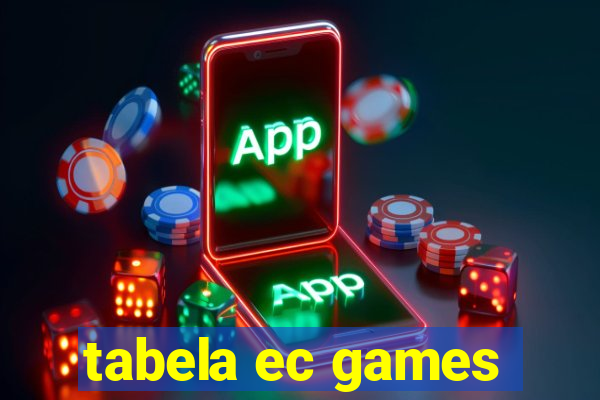 tabela ec games