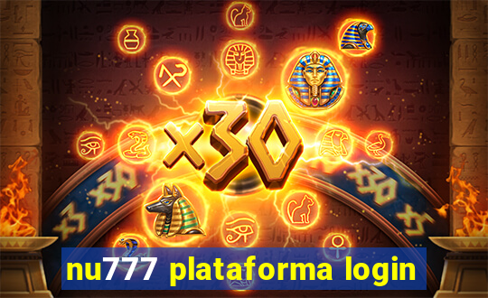 nu777 plataforma login
