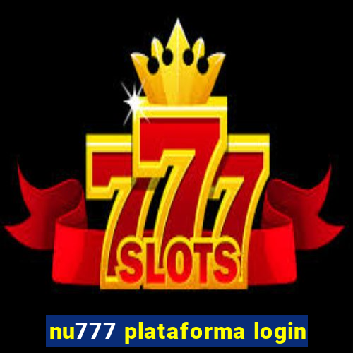nu777 plataforma login