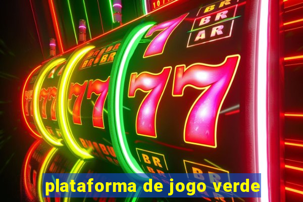 plataforma de jogo verde