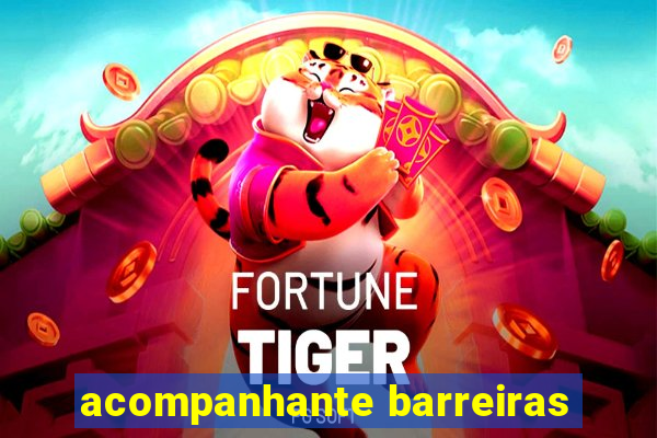 acompanhante barreiras