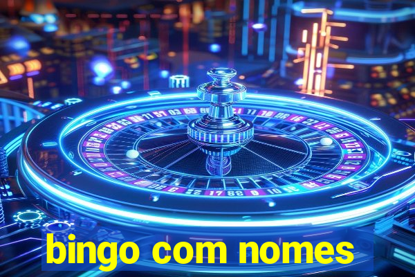 bingo com nomes