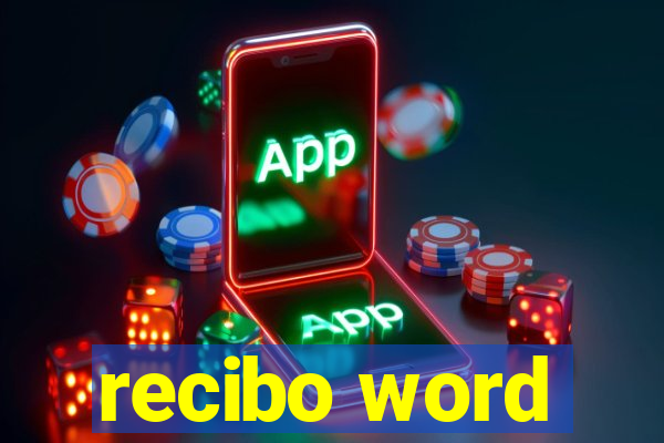 recibo word