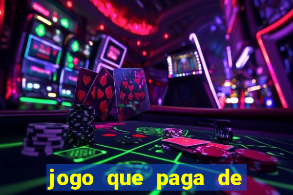 jogo que paga de verdade no pix sem depositar nada