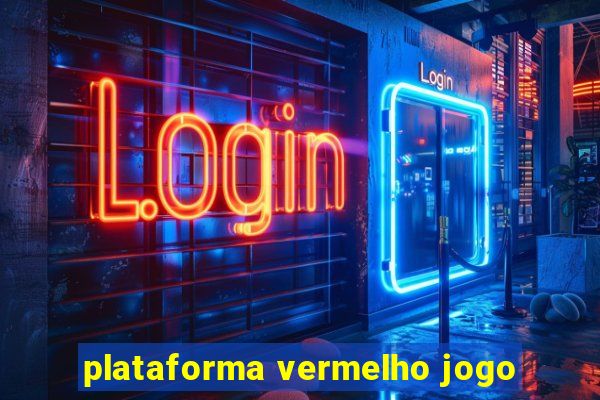 plataforma vermelho jogo